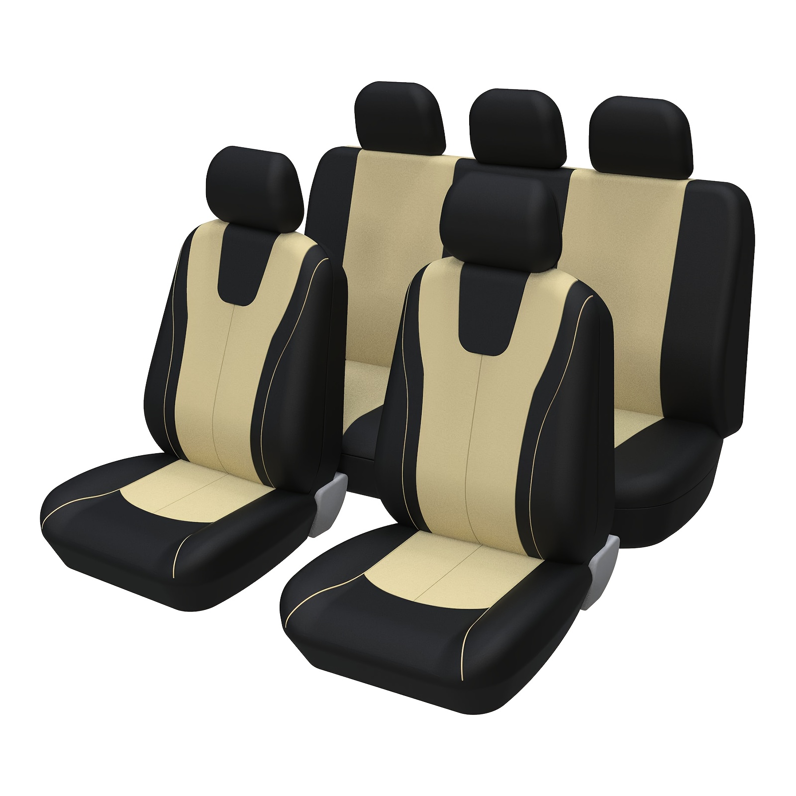 Car Seat Cover Full Set Front Seat Covers Und Rear Split - Temu Germany