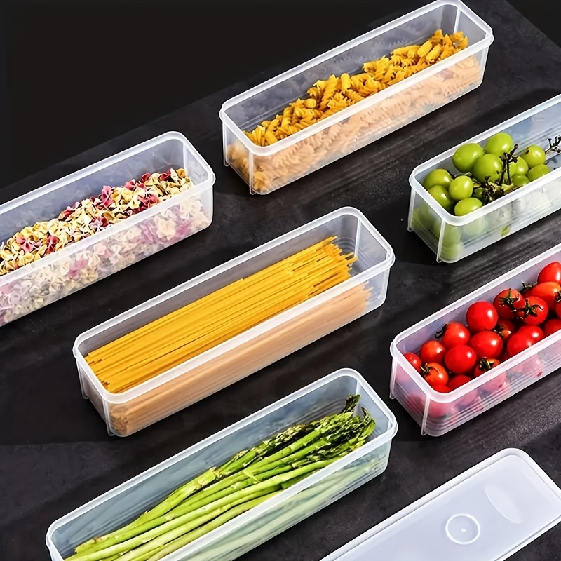 Cabinet Hanging Airtight Food Storage Container Plastic Kitchen  Refrigerator Large-capacity Noodle Box Multigrain Storage Tank