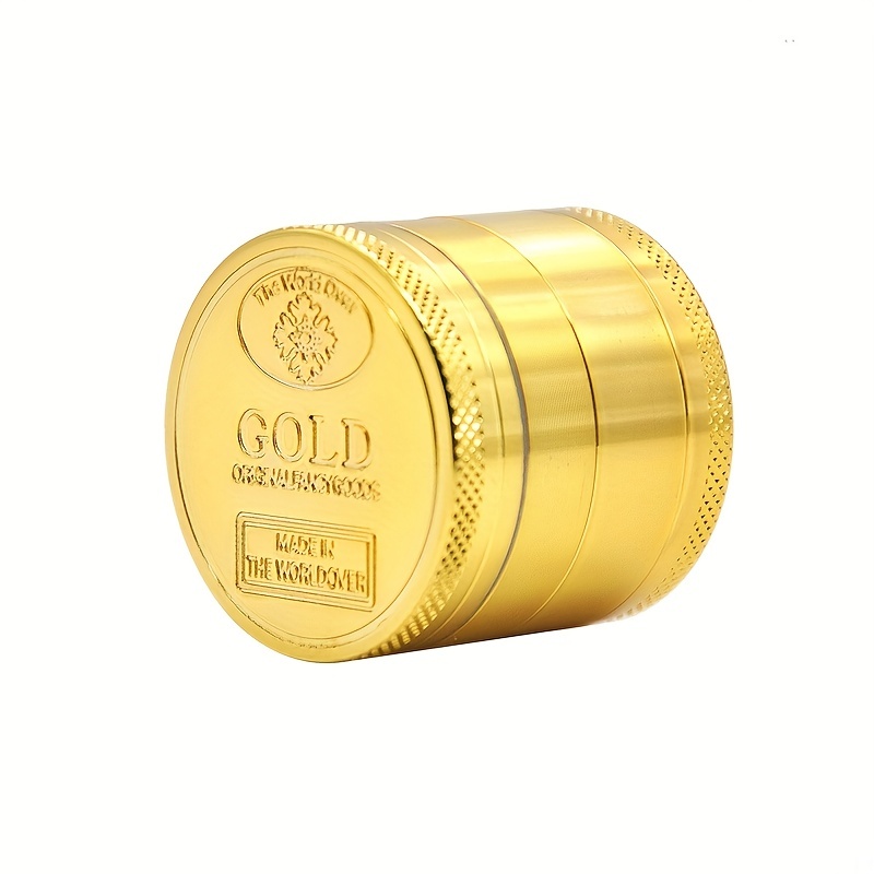 Golden Coin Style Zinc Alloy Four Layers Grinder 4 Layers Temu