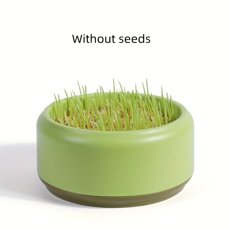 1 Pièce Cat Grass Planter Kit De Croissance De L'herbe À Chat Réutilisable  Pot D'herbe À Chat Sans Graines, Mode en ligne