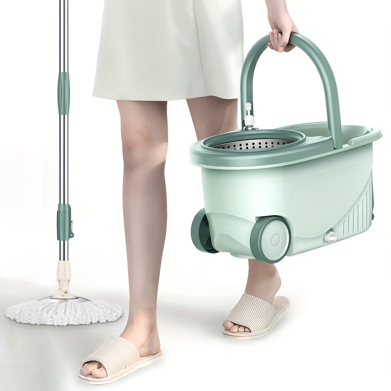 Nuovo Set di scopa per mocio Spray 3/4 pezzi Mop piatti per strumenti per  la pulizia della casa del pavimento scope per uso domestico con cuscinetti