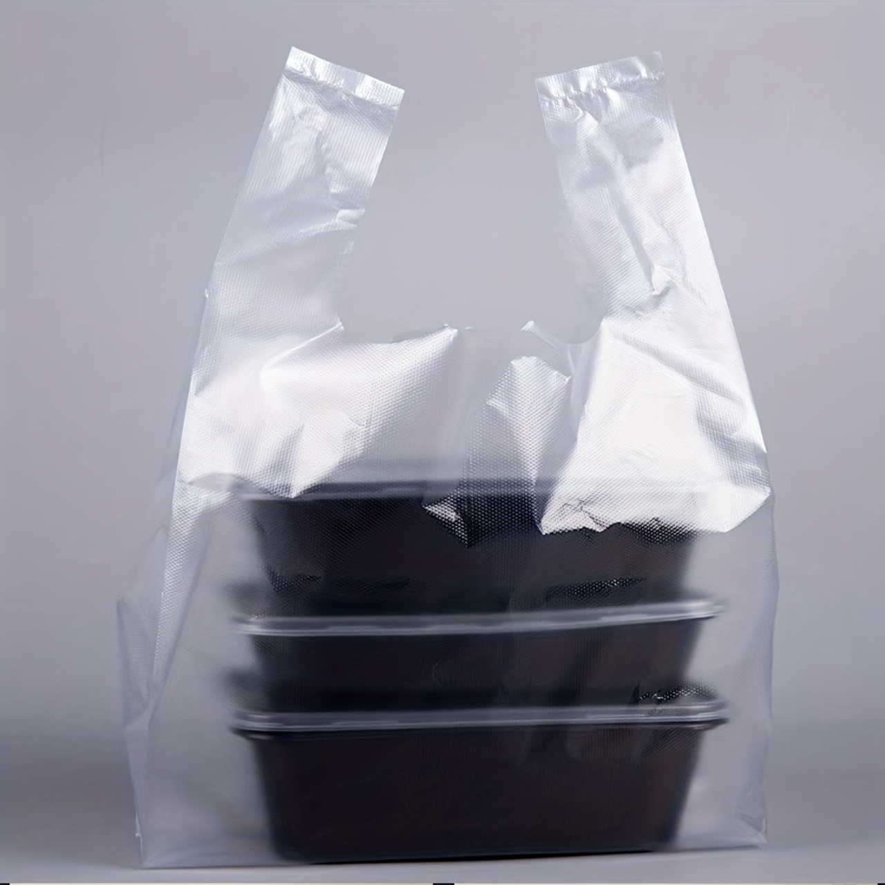 Plastic Bags (white, Transparent) For Grocery Stores, Shopping Bags,  Restaurants, Convenience Stores Use - Temu