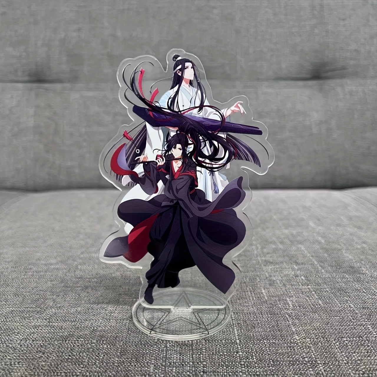 Anime Mo Dao Zu Shi Acrylic Stands Wei Wuxian Lan Wangji Figure Model Plate  Holder Anime Desktop Standing Card Collection Model Fans Gift B 