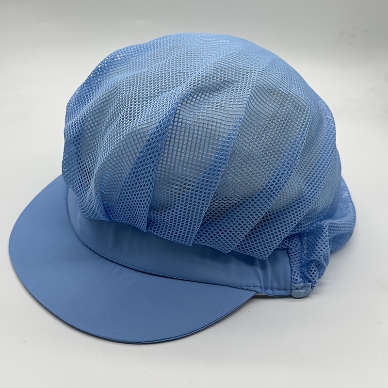 Mesh Breathable Chef Hats Solid Color Kitchen Baker Cooking - Temu