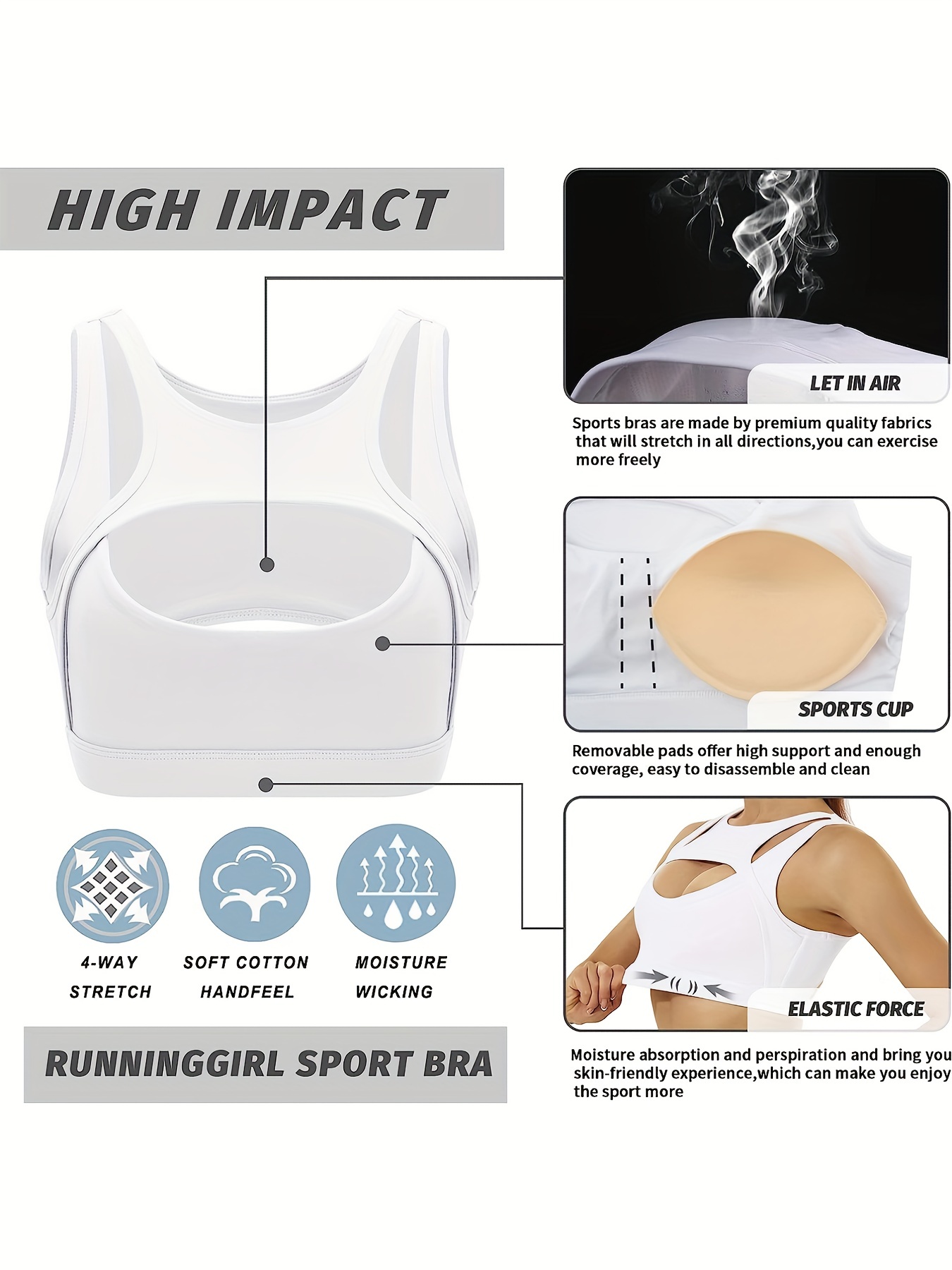 Sports Bras, Premium women's sportswear