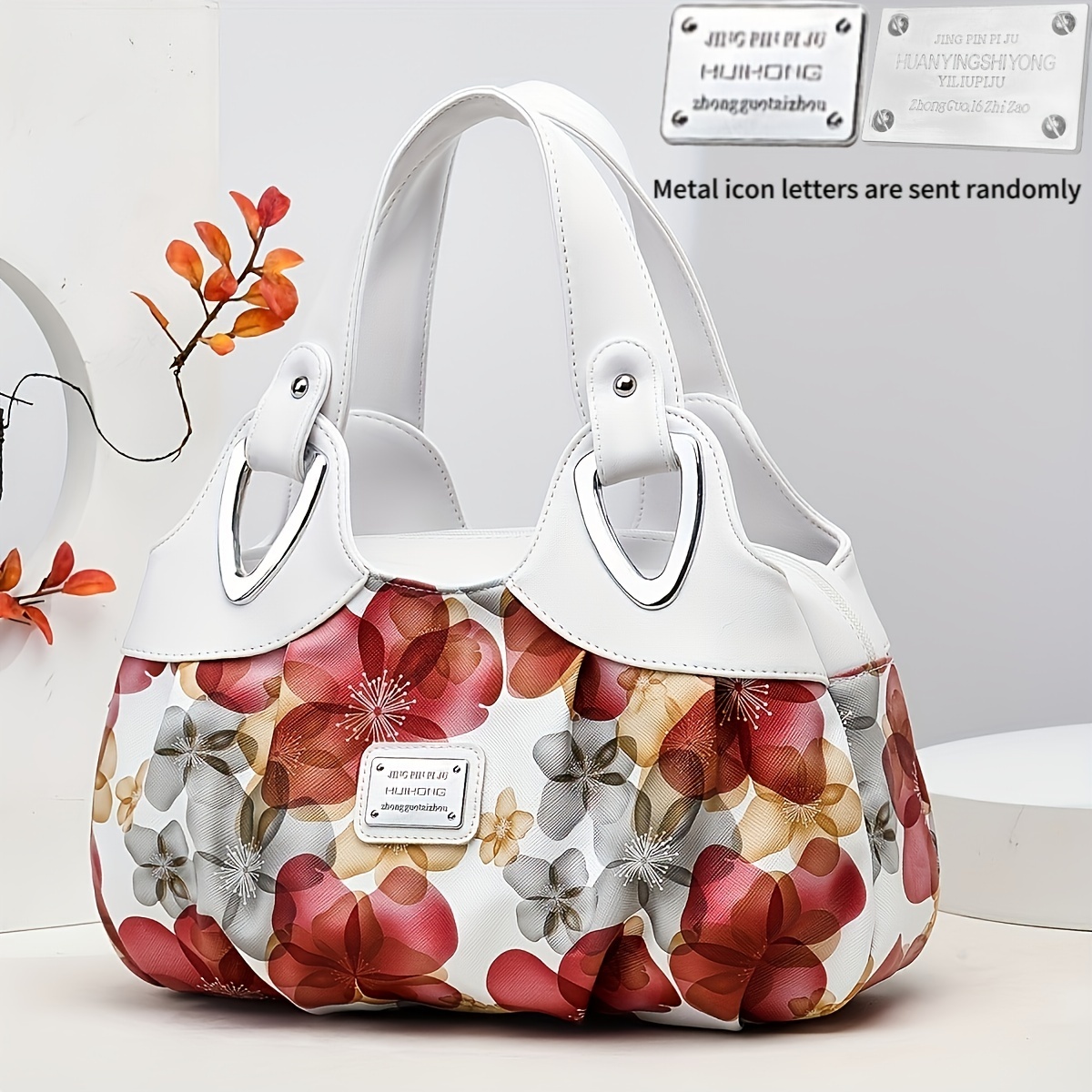 Large Capacity Shoulder Bag Women's PU Leather Handbag for Commuting and  Casual Use, Versatile Tote Bag