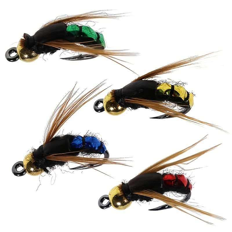 Mixed Colors Fly Fishing Set Ice Fishing Set Bionic Insect - Temu