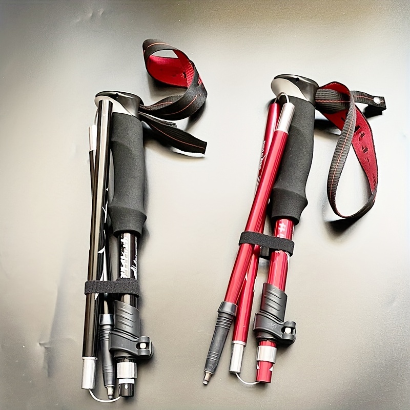   de trekking plegable,   de senderismo,   de  , aleación de aluminio 7075, altura ajustable,  , antideslizante, portátil,   de senderismo, escalada, senderismo,   de senderismo de aluminio unisex