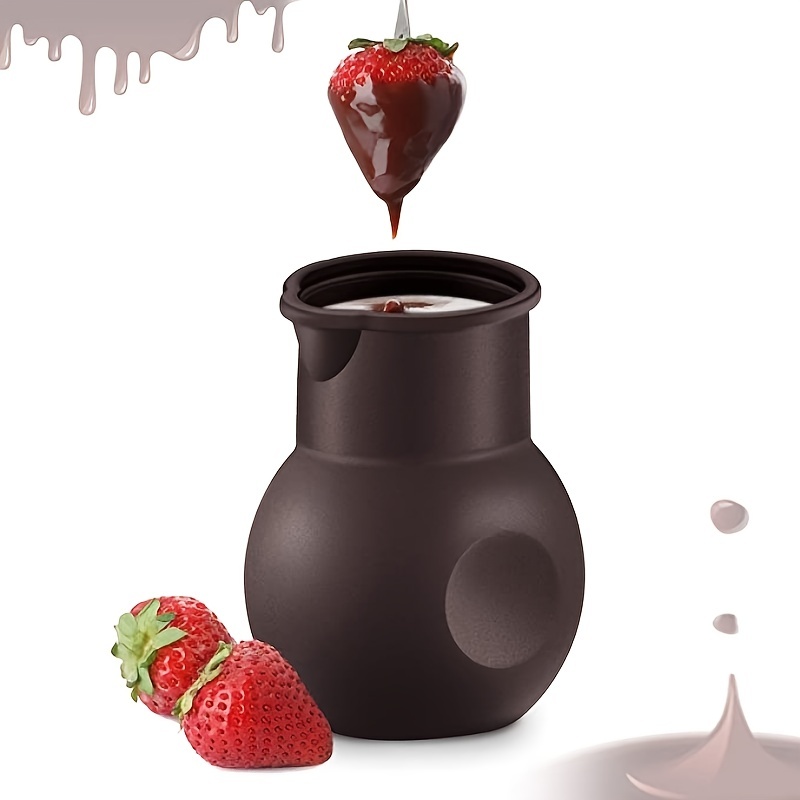 OH! Mai Gourmet - Tarro de salsa de chocolate derretido, dulce de azúcar y  caramelo para derretir 7.05 onzas, fuente de fondue de cacao para