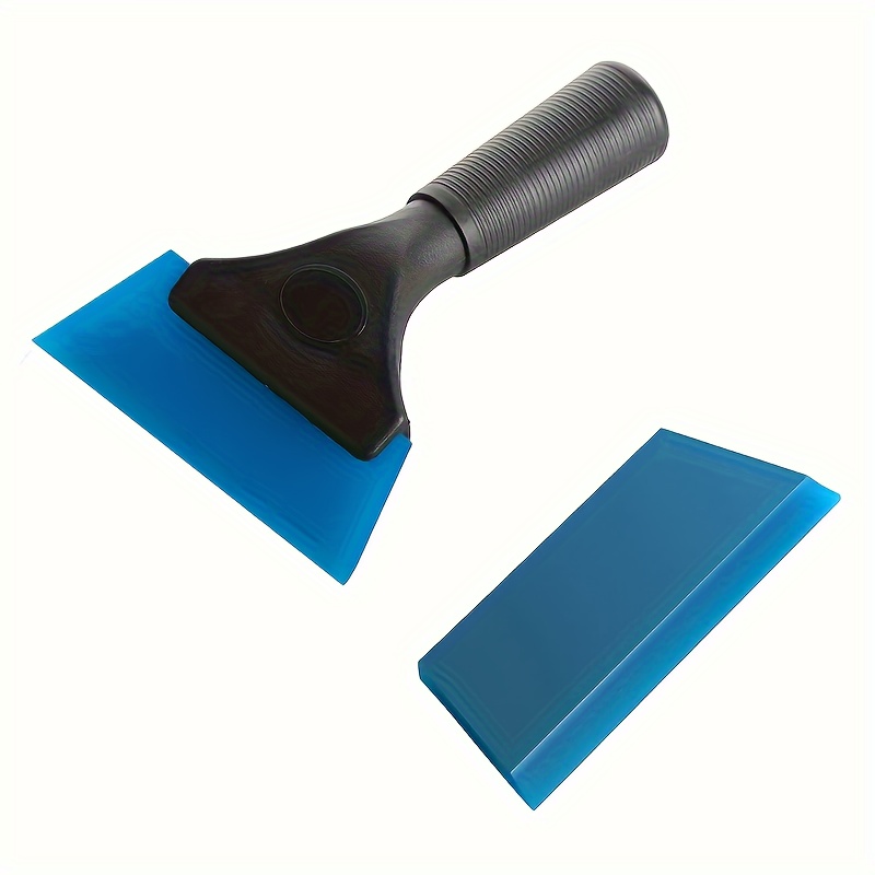 2-in-1 Professional All-Purpose Window Squeegee For Car Windshield, Shower  Door, Boat Squeegee Dual Side Blade Rubber & Scrubber Sponge