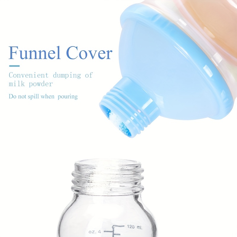 30g & 60g 4-Layer Portable Milk Powder Container, Spacious Formula Dispenser