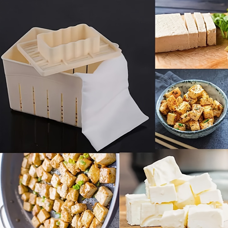 

1pc Plastic Tofu Press Mold, Tofu Press And Cheese Press For Making Tofu, Homemade Tofu Soybean Making Mold, Kitchen Gadgets, Kitchen Supplies