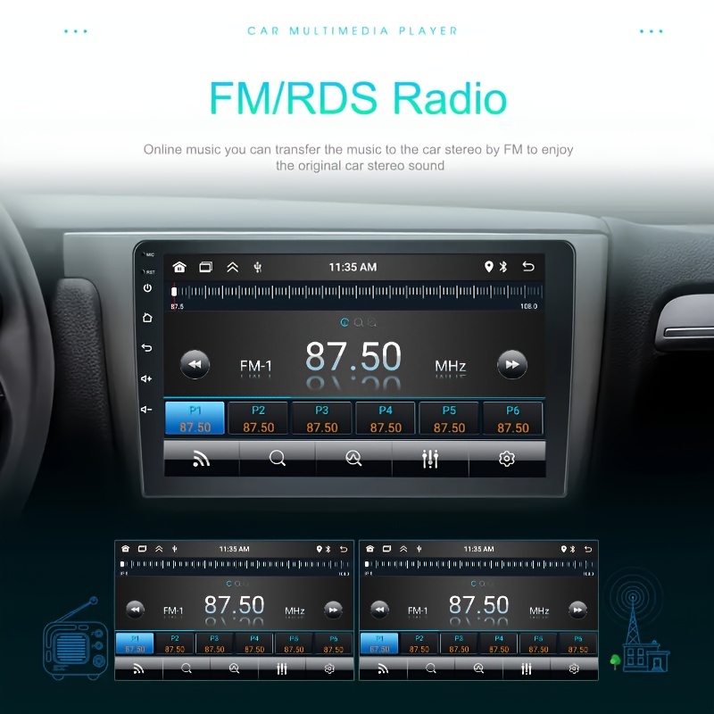 Automotive Radio 1 Din Mirror Link Autoradio 4 Touch Screen Audio