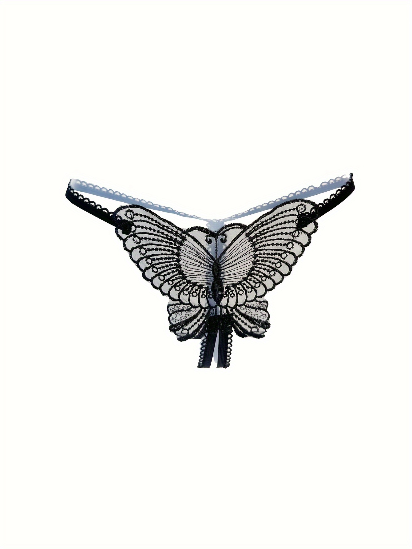 Mariposa Thong Black - Wings Intimates