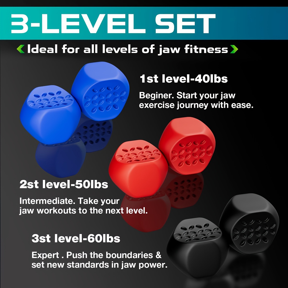 Unisex Jaw Line Exerciser Ball - Fitness Tool for Jaw Workouts – The Fit  Spark