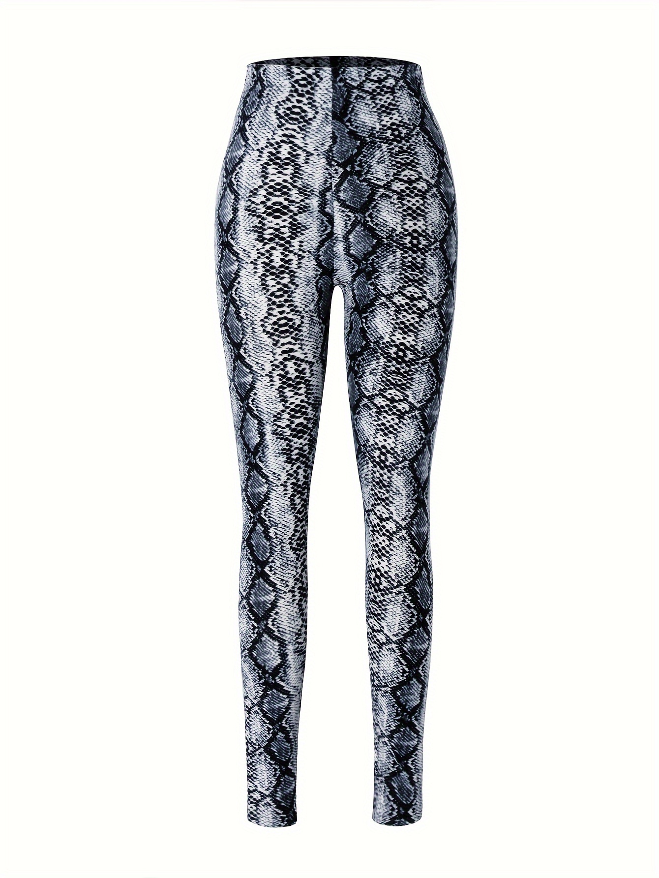 Snake Print Leggings Multicolor