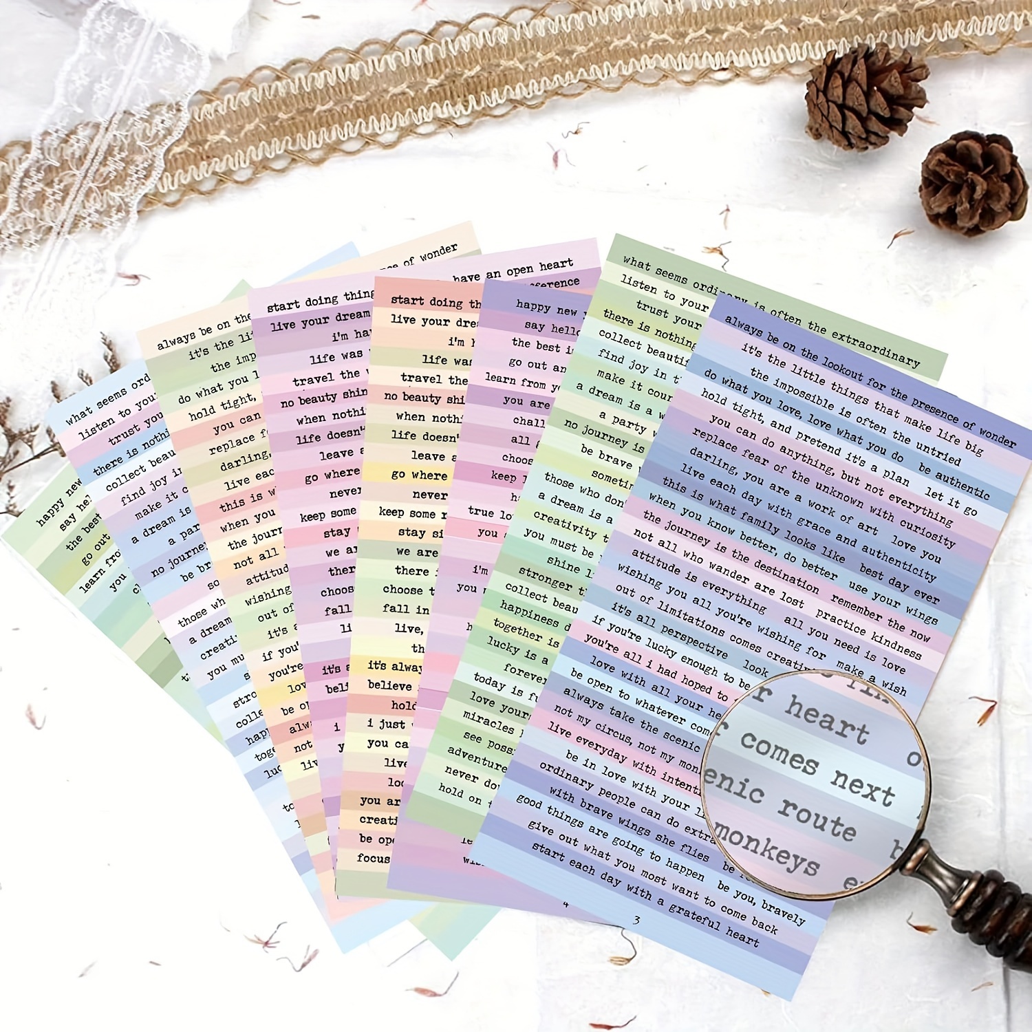 Fainne 1500 Pcs Quote Stickers for Journaling 30 Sheet Scrapbooking  Stickers Phrases Word Stickers Small Talk for Scrapbooking Supplies DIY  Craft