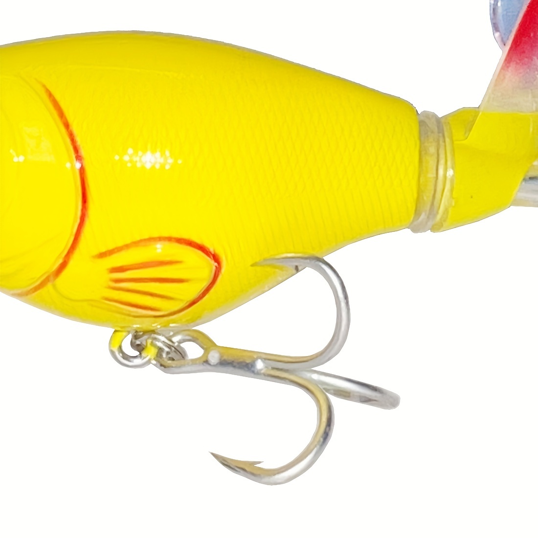 Catch Fish Bkk Hooks Floating Propeller Tail Teasers Pencil - Temu