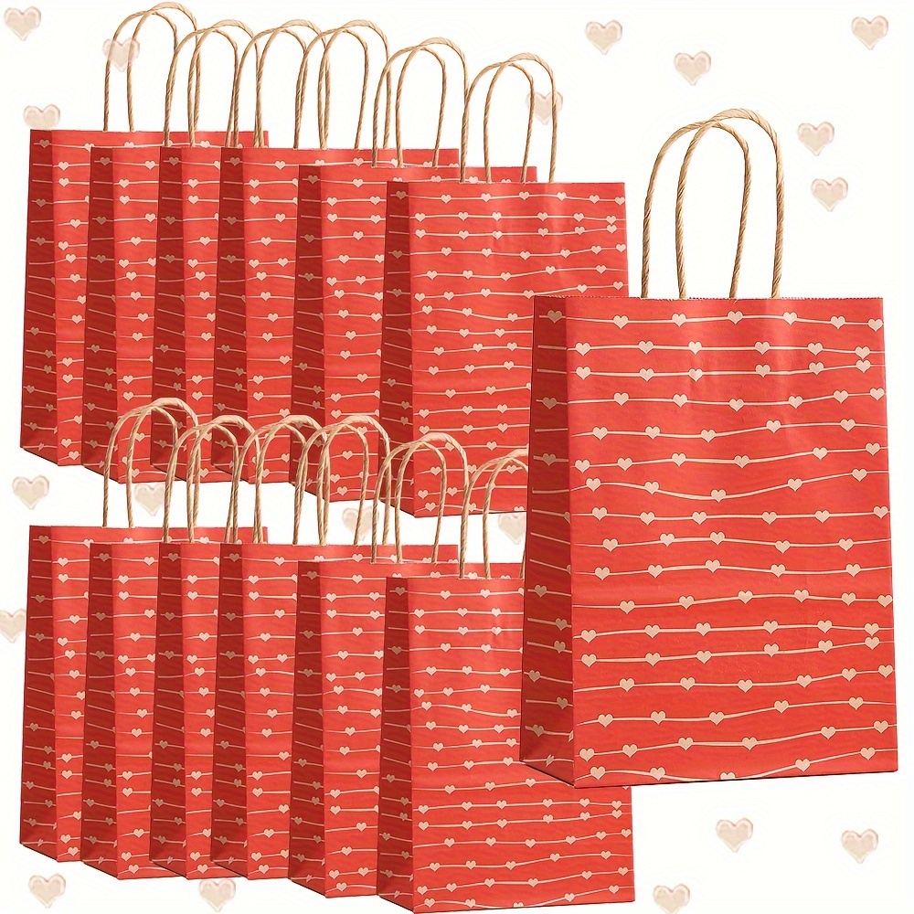 Sacchetto Regalo in Kraft per San Valentino