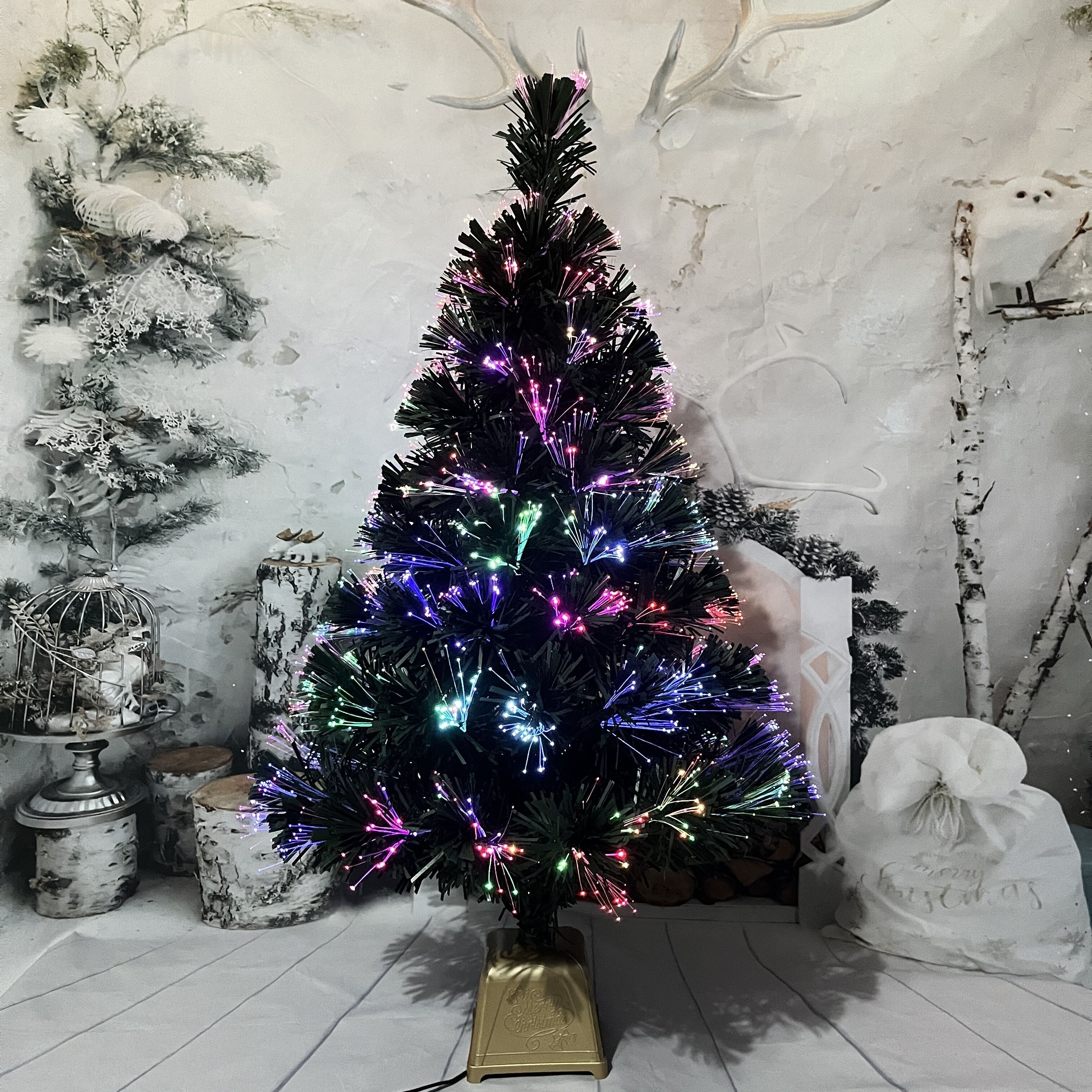  Prextex - Árbol de Navidad totalmente decorado e iluminado  previamente, 6 pies, plegable, montaje mínimo, viene listo, incluye  decoraciones navideñas, 350 luces cálidas, soporte para árbol (rojo) :  Hogar y Cocina