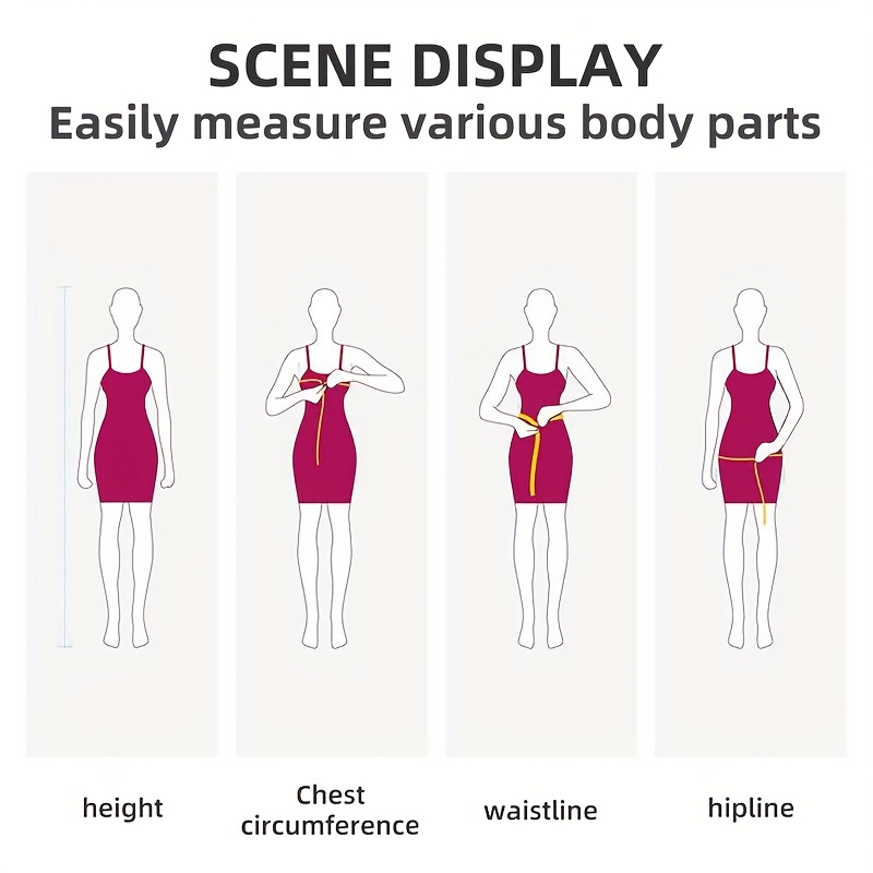 High precision Tape Measure Body Measurement Ruler Clothing - Temu