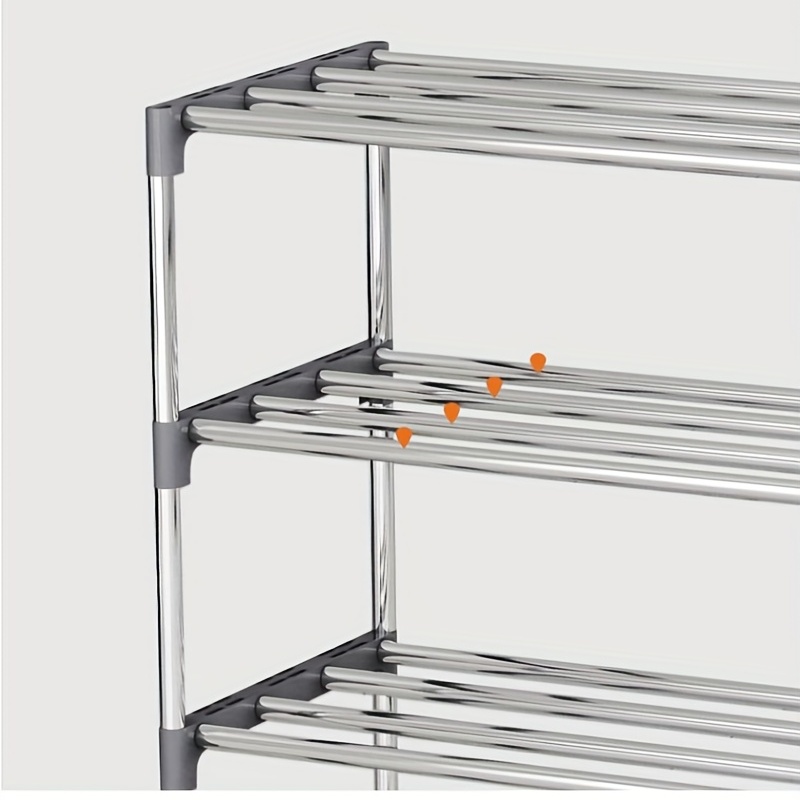 Shelf Library Triple Section, Stainless Steel