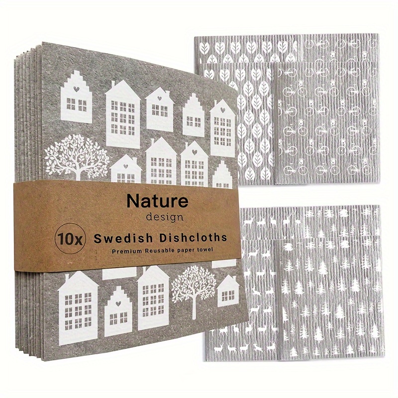 Swedish Dishcloths For Kitchen Floral Swedish Dish Towels - Temu