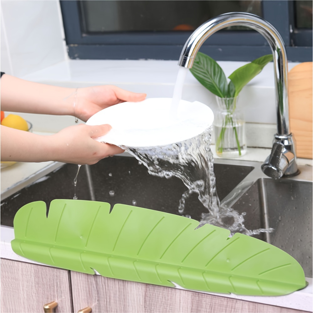 Silicone Sink Splash Guard For Kitchen Sink Splash Guard - Temu