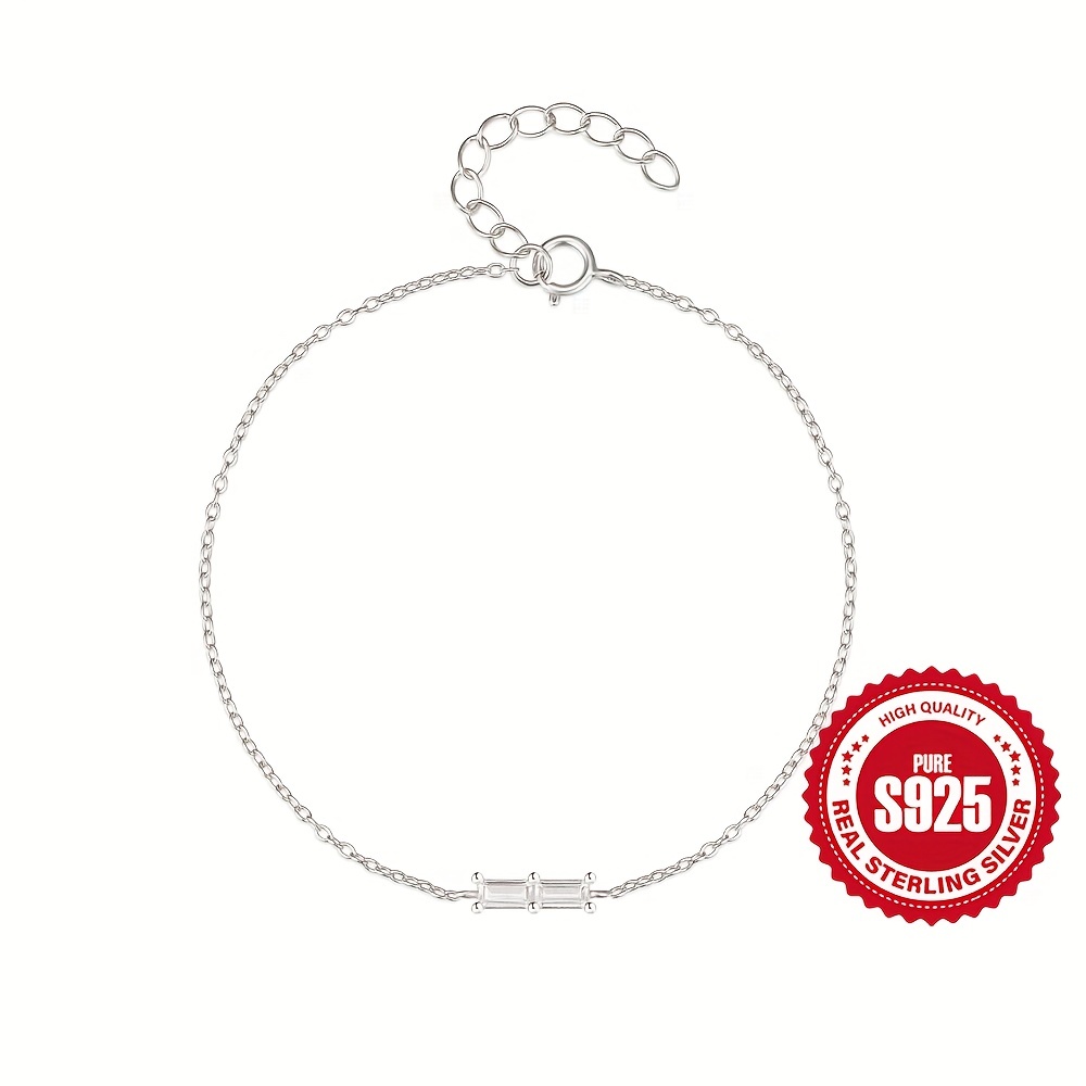 925 Sterling Silver Smile Bracelet