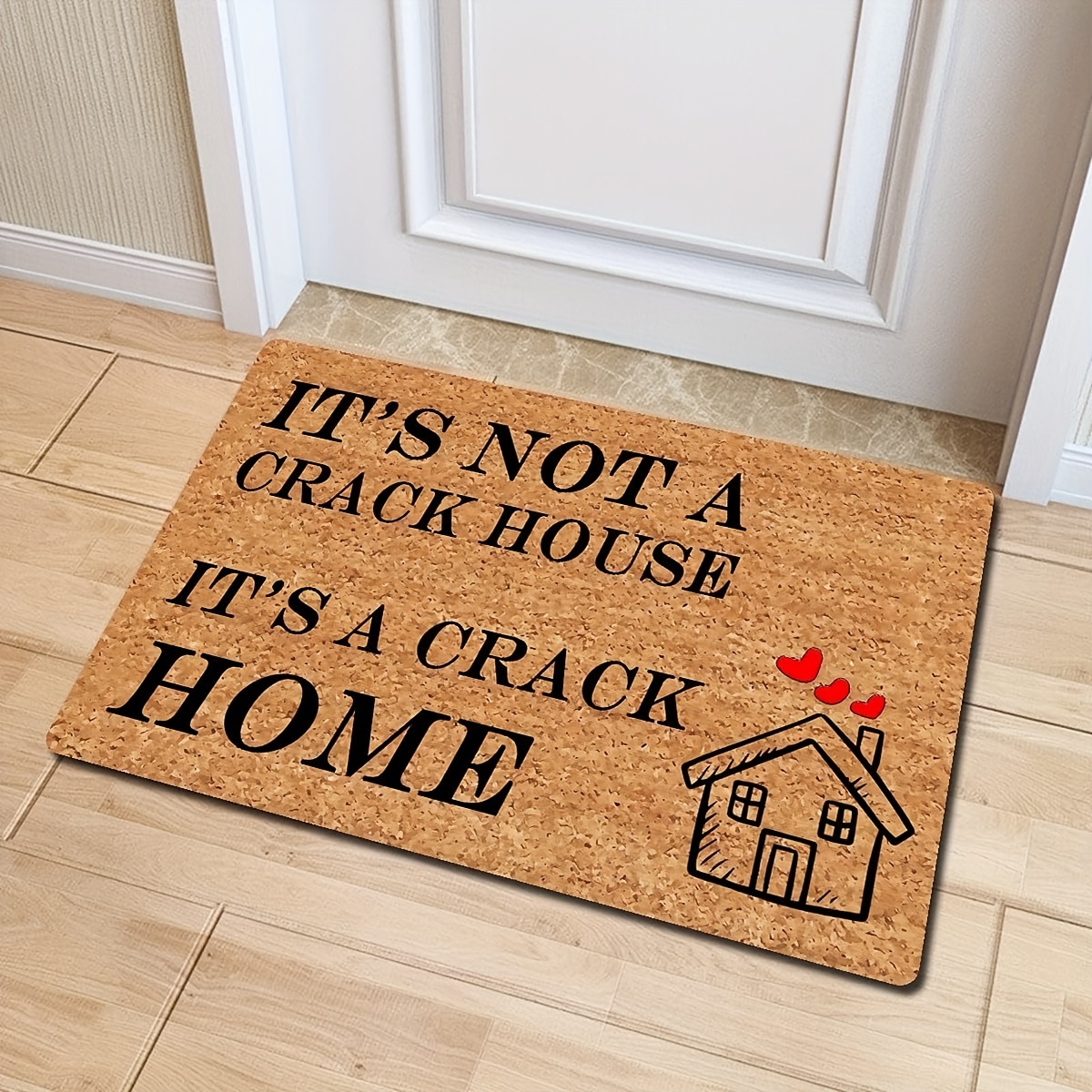 Dirt Resistant Welcome Doormat, Low Pile Indoor Outdoor Entrance Mat,  Absorbent Bath Mat, Suitable For Living Room Bedroom Bathroom Kitchen  Balcony Patio Carpet - Temu