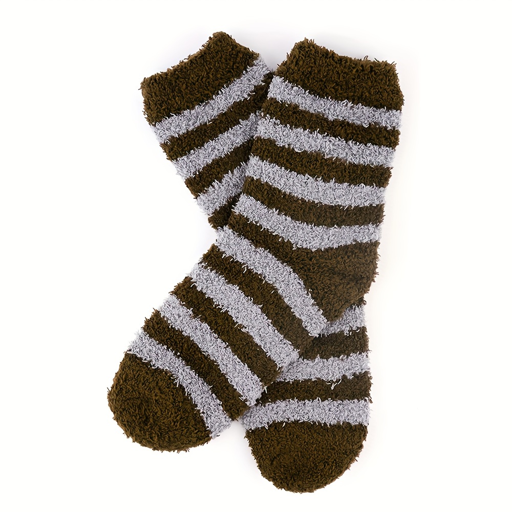 Men's Fuzzy Socks Warm Winter Fluffy Cozy Fleece Socks Men - Temu