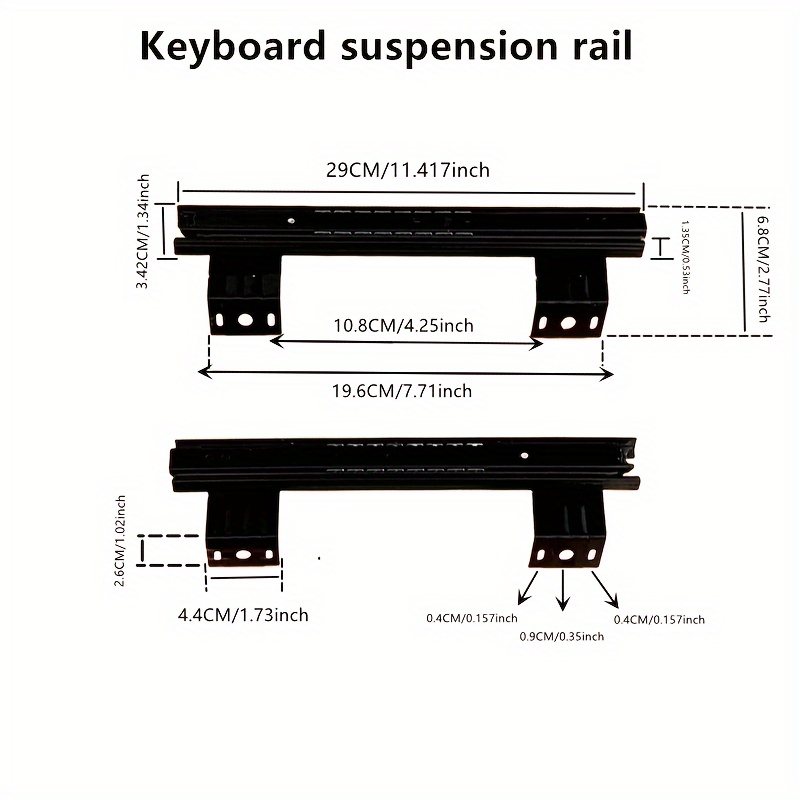 Hanging keyboard deals tray