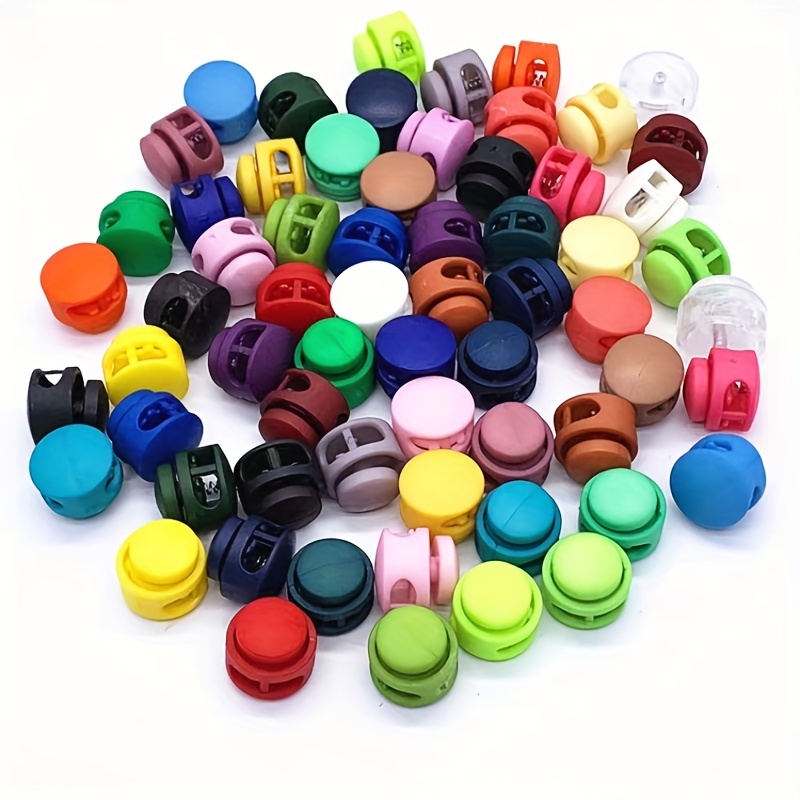 Cord Locks Spring Toggles Stoppers Plastic Single Hole End - Temu