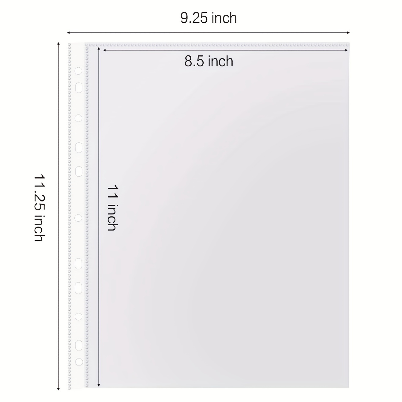 Transparent Paper Protective Sleeve Document Bag Suitable - Temu