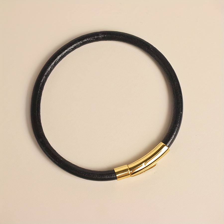 Women's Leather Bangle, Daily Wear Accessory Gift