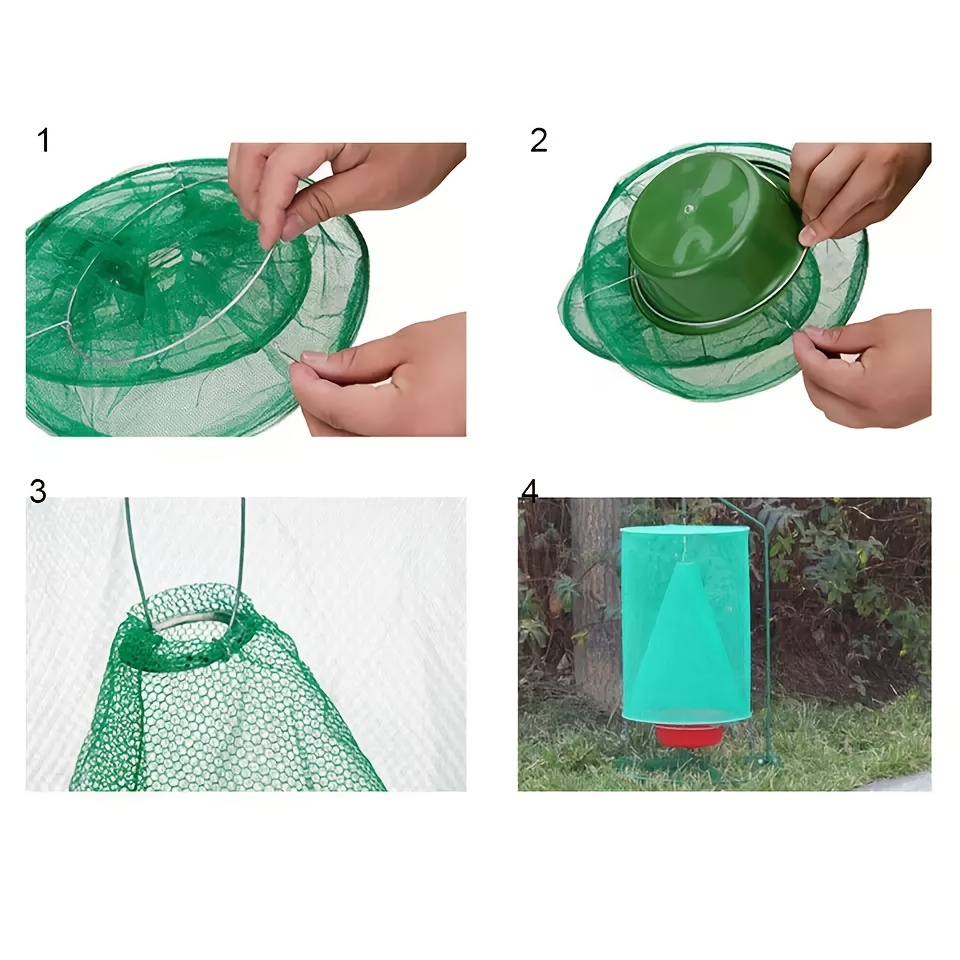 Extérieur pliage Hang Fly insectes filet attrapant piège Cage - Chine Sac à  filet à piège à mouches et cage à piège à mouches prix