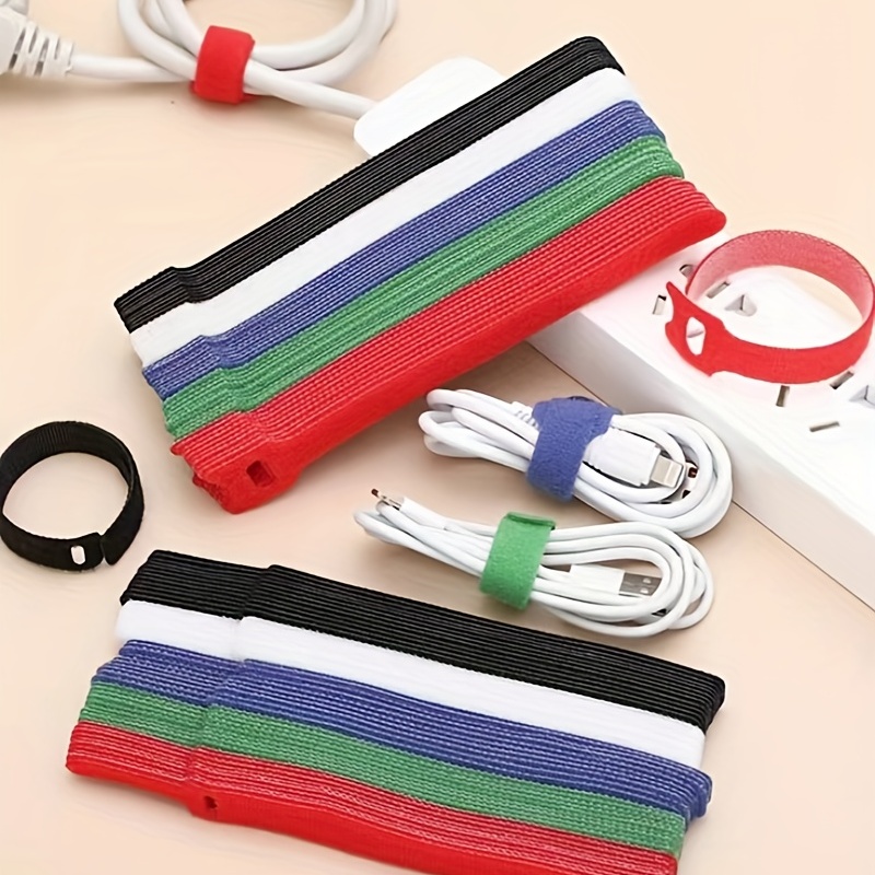 1 Meter Long Multi Color Hook And Loop Reusable Double sided - Temu