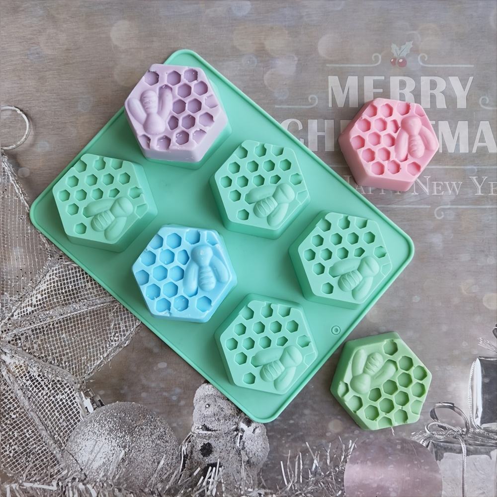 Honeycomb Bee Silicone Molds Candle Mold Soap Mold Clay Mold - Temu