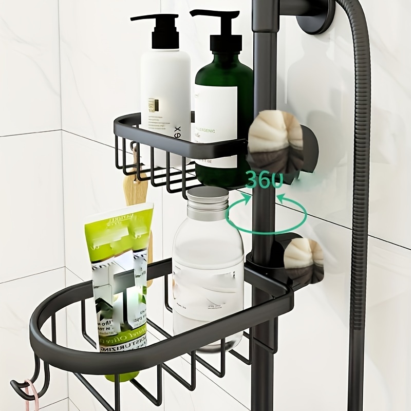 Adjustable Shower Caddy Bathroom Hanging Storage Rack