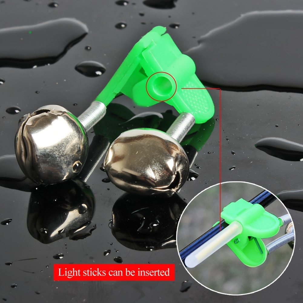 Double Spiral Fishing Bells Easy use Rod Tip Clips Night - Temu