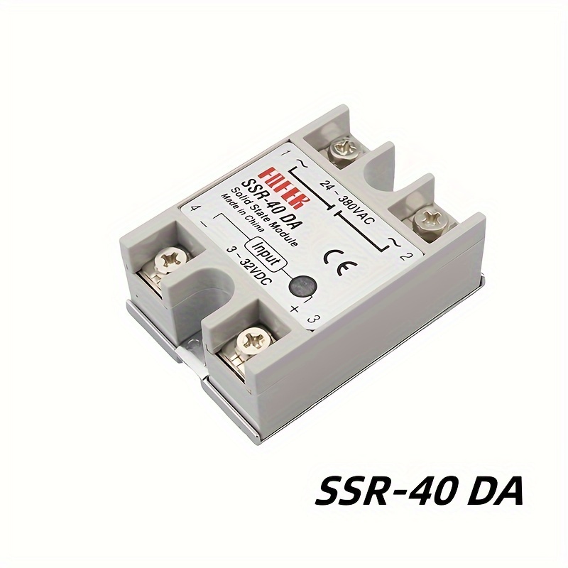 Solid State Relay 40a Single Phase Module 3 32v Input 24 - Temu
