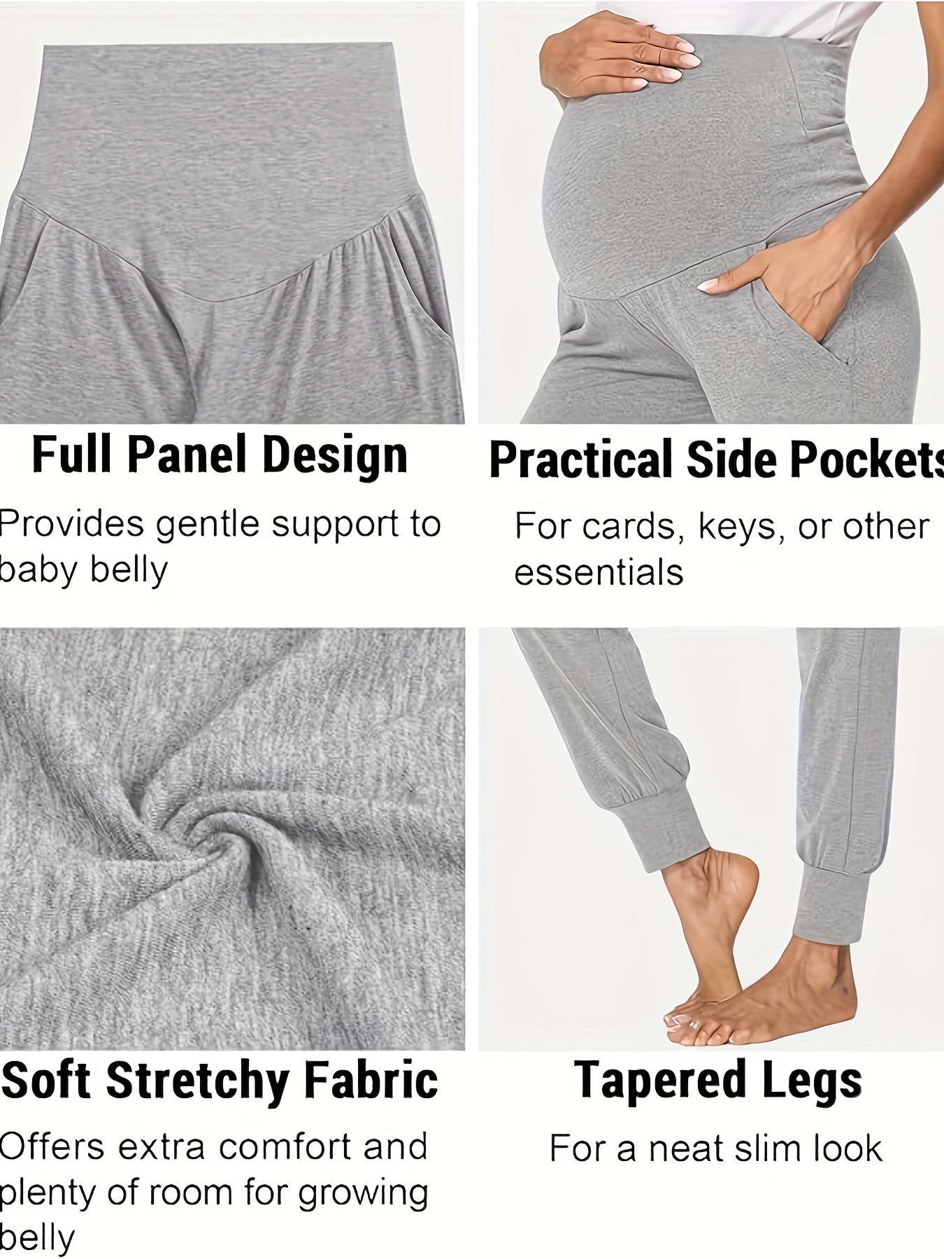  Athletic Work Women's Soft Jogger Pants 2 Side Pockets