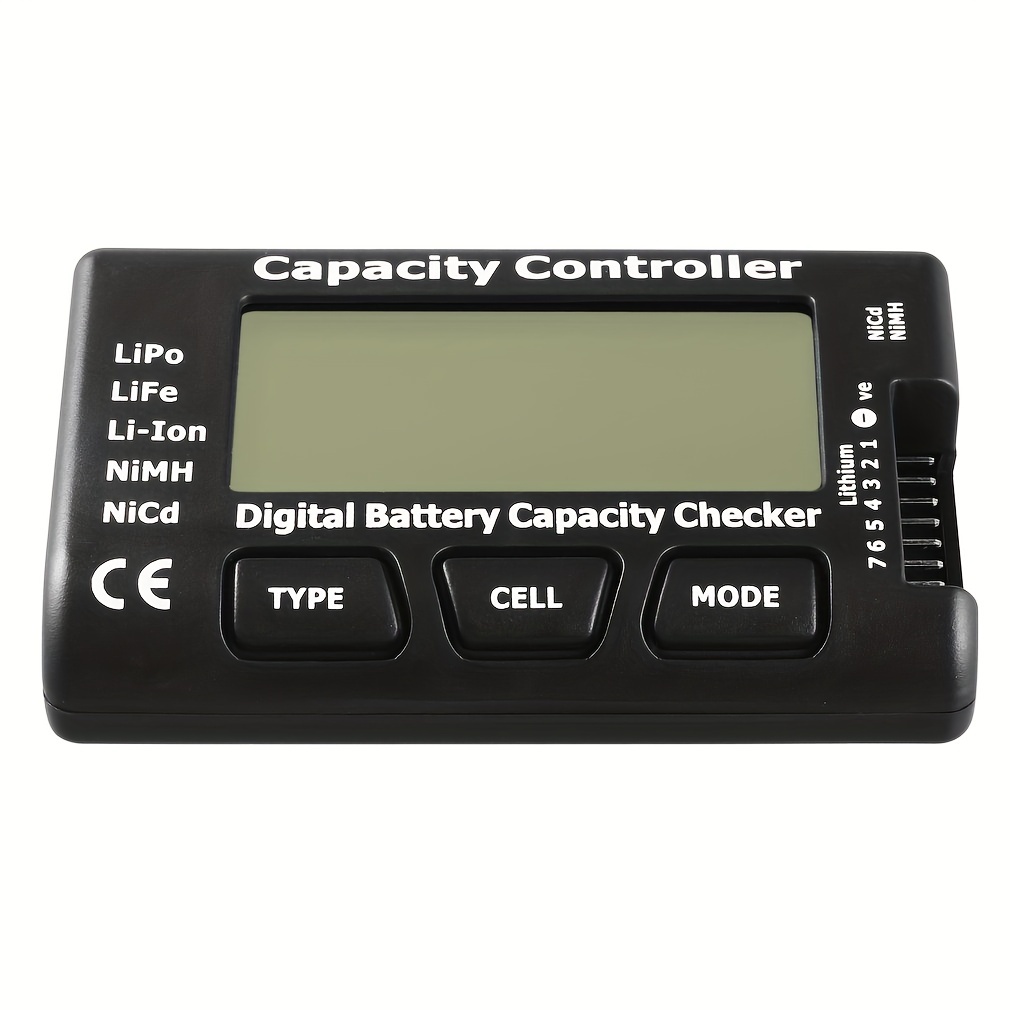 Battery Checker Universal Rc Cell Meter 7 Digital Batteries Temu