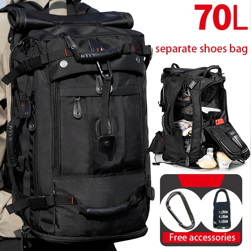 Travel Backpack Carry Backpack Durable Convertible Duffle - Temu Canada