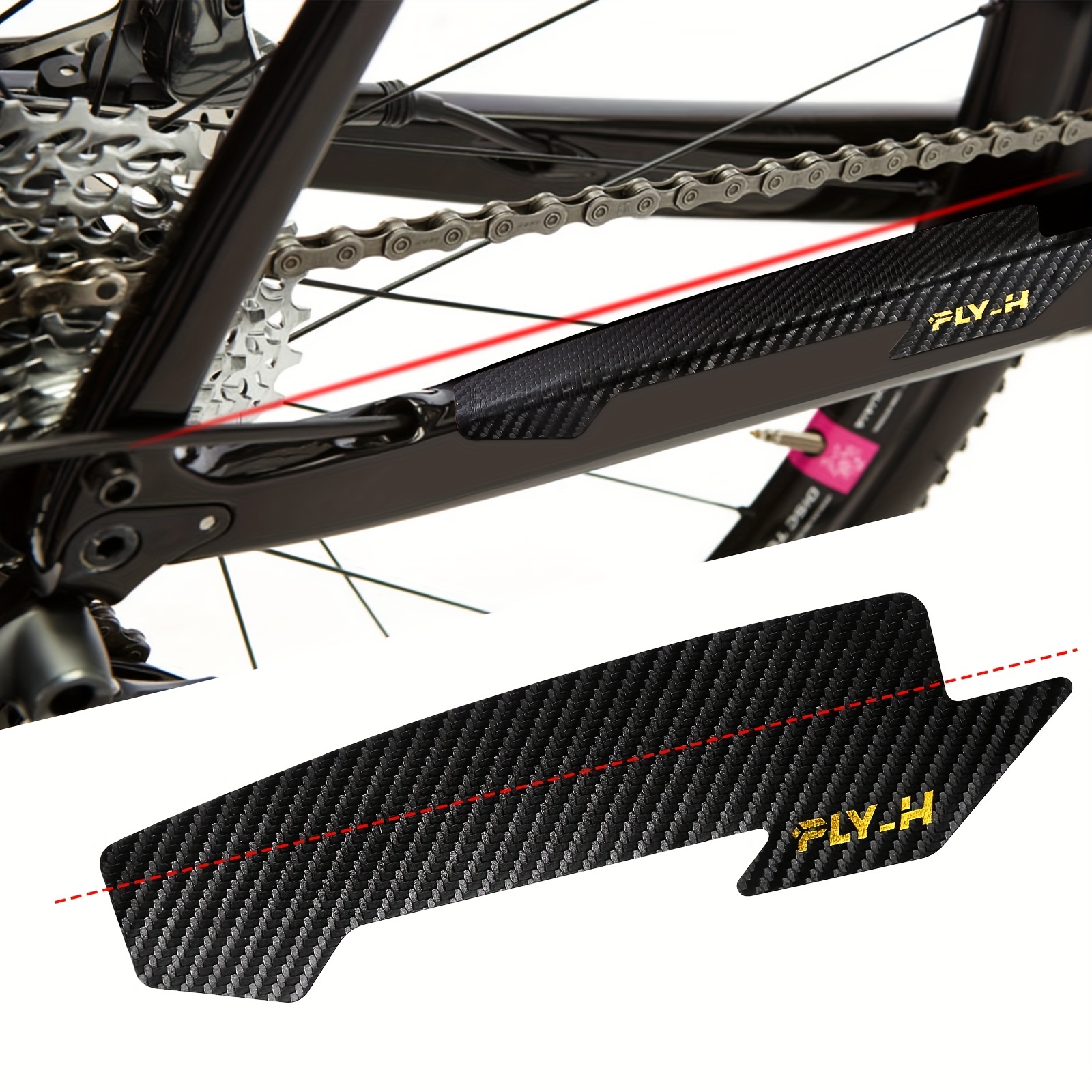 WilderWild Cinta de protección para cuadro de bicicleta - Envoltura de  vinilo transparente de alto impacto Incluye herramienta (4x72) Protector  de cuadro de bicicleta, Protector de cuadro de bicicleta de montaña  Protector