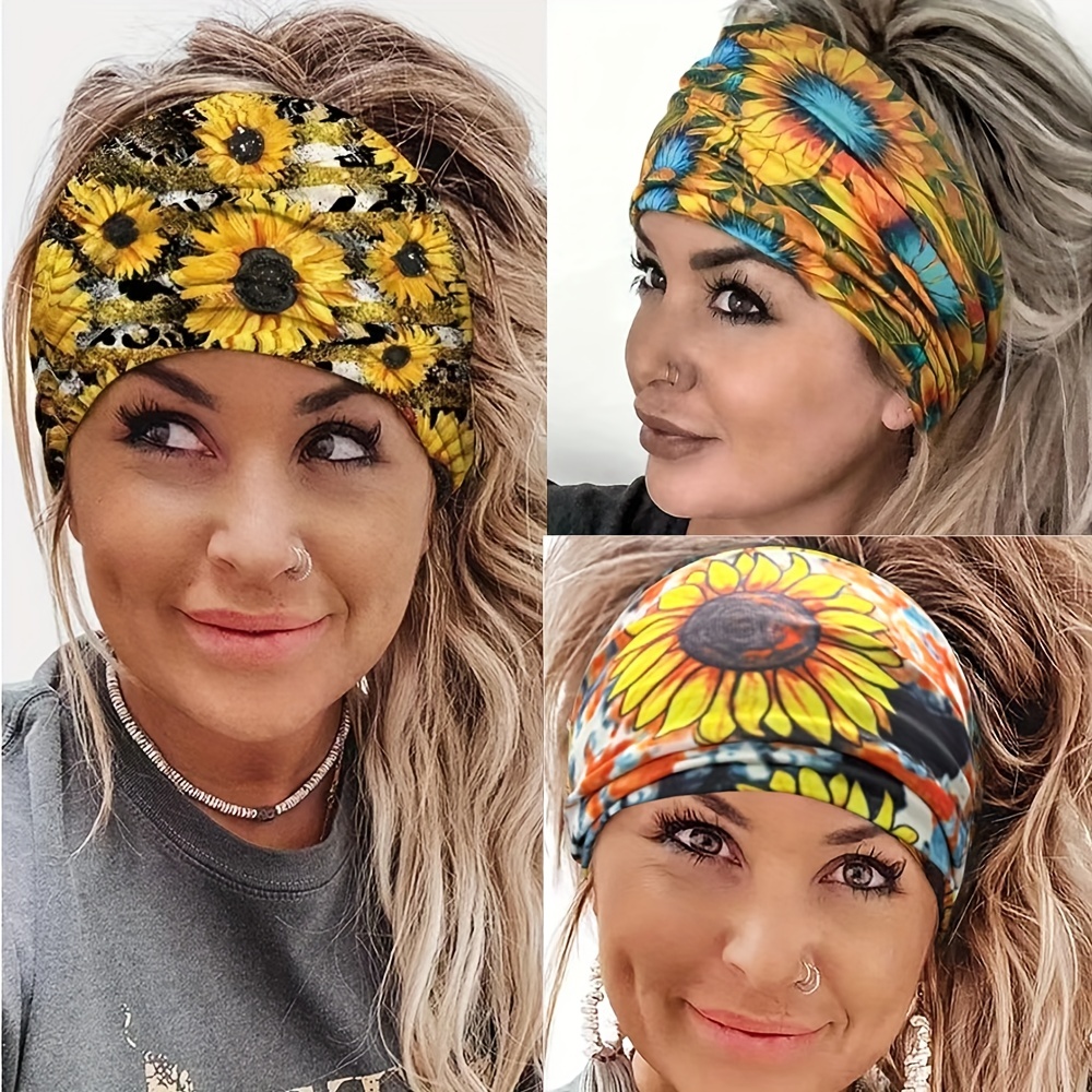 Acessórios de cabelo estilo Hippie, faixa de cabeça de penas falsas no  estilo Boho para meninas e mulheres