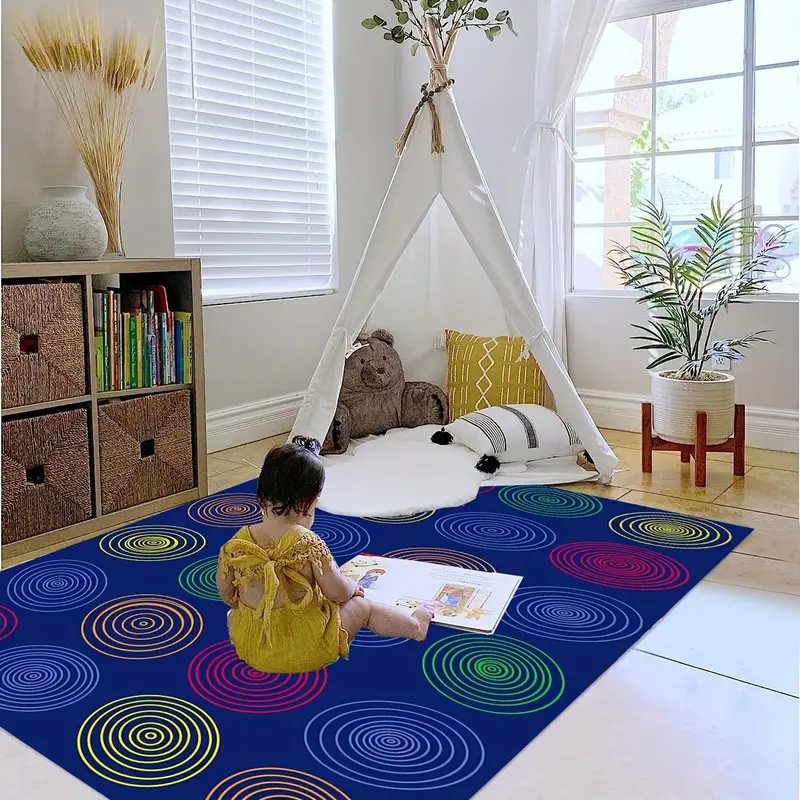Educational Rugs Colorful Circles