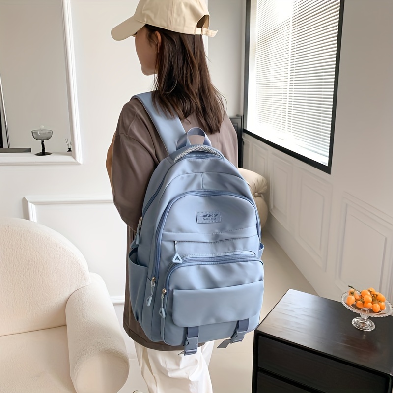 Large Capacity Casual Backpack, Multi Pocket Casual Travel Backpack - Temu