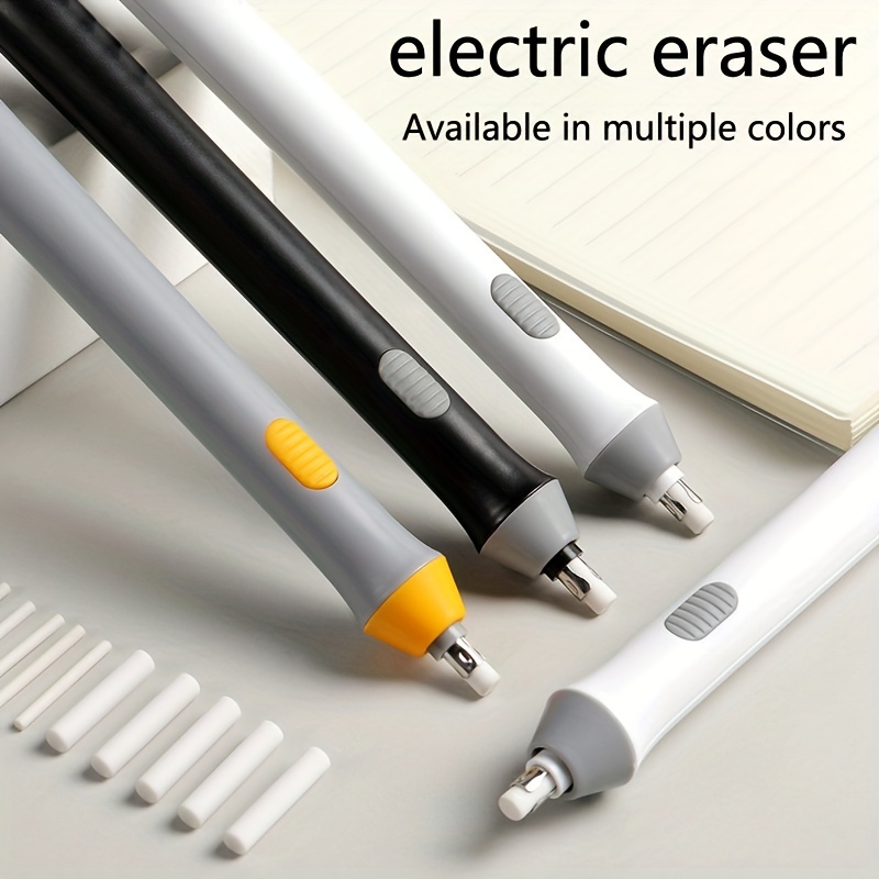 Buy Electric Eraser, Electric Erasers for Artists, Battery Operated Eraser  with 180 Refills, Electric Eraser Kit for Drawing, Art, Painting,  Sketching, Drafting Pencils, Detailer Tool for Crafting-White Online at  desertcartINDIA