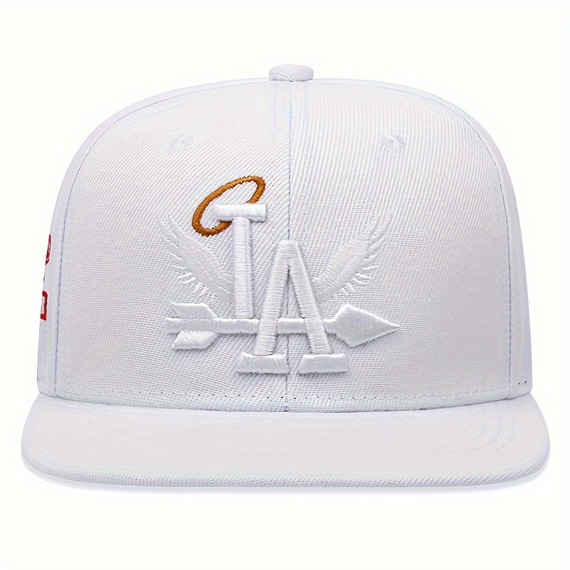 Wings Letter Embroidered Baseball Solid Color Hip Hop - Temu Canada